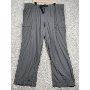 Duluth Trading Pants Men's 3XL 30 Gray Flex Dry On The Fly Cargo Double Knee